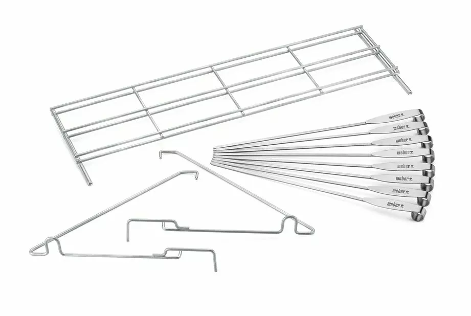 Grillstativ Med Grillspyd Weber - Grå 1 Grillstativ Med Grillspyd Weber - Grå