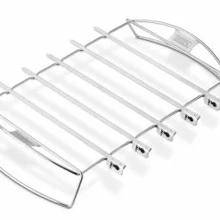 Kebabspyd Med Stativ Weber - Sølv