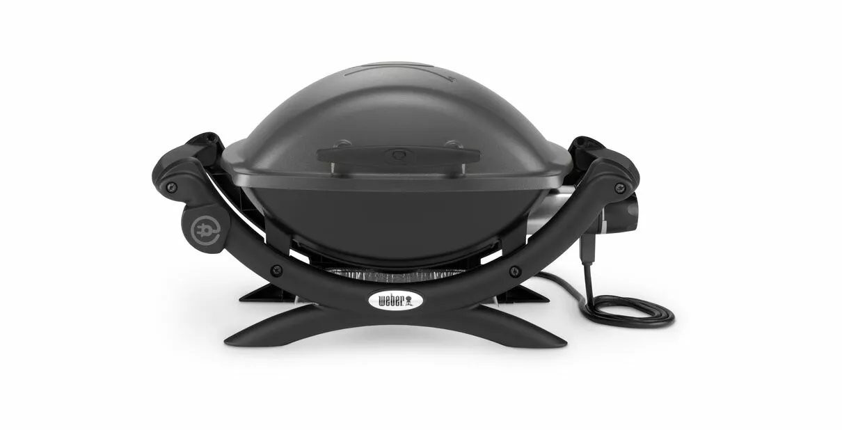 Elektrisk Grill Weber Q 1400 - Lengde 68 Cm, Grå 2 Elektrisk Grill Weber Q 1400 - Lengde 68 Cm, Grå - Bilde 2