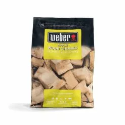 Røkechunks Weber - Eple - 1.5 Kg, Brun