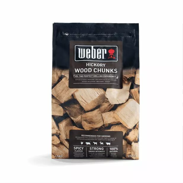 Røkechunks Weber - Hickory - 1.5 Kg, Brun 1 Røkechunks Weber - Hickory - 1.5 Kg, Brun