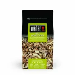 Røkeflis Weber - Eple - 700 G, Brun