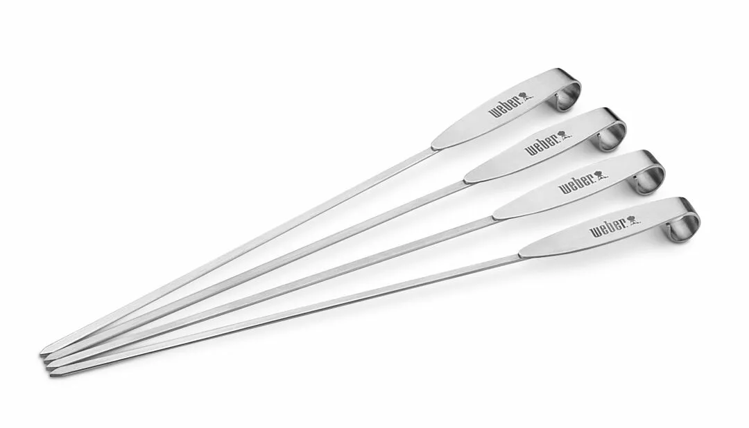 Grillspyd Weber Elevation - 4 Pk, Grå 1 Grillspyd Weber Elevation - 4 Pk, Grå