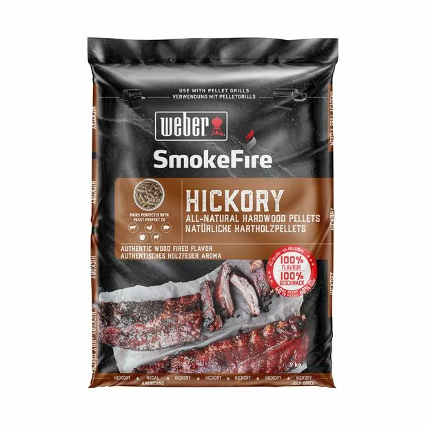 Trepellets Weber Smokefire Hickory - 9 Kg 1 Trepellets Weber Smokefire Hickory - 9 Kg