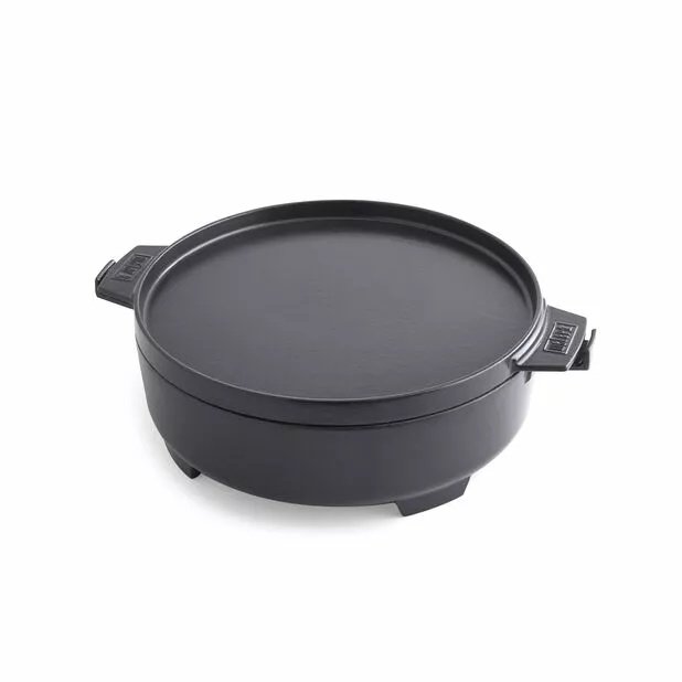 Gryte 2-i-1 Weber Duo - Ø39 Cm, Svart 2 Gryte 2-i-1 Weber Duo - Ø39 Cm, Svart - Bilde 2