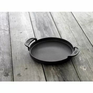 STØPEJERNSPANNE WEBER PORSELENSEMALJERT 2 STØPEJERNSPANNE WEBER PORSELENSEMALJERT - Bilde 2