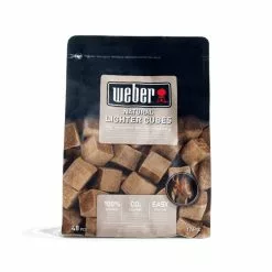 Opptenningsblokker Weber - 48 Pk, Brun