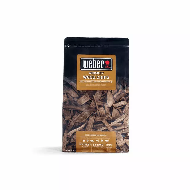 Røkeflis Weber - Whisky - 700 G, Brun 1 Røkeflis Weber - Whisky - 700 G, Brun