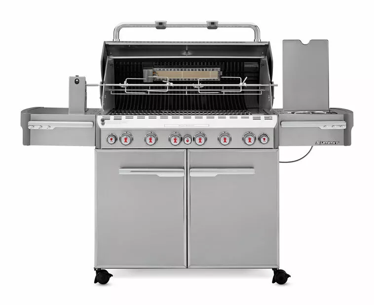 Gassgrill Weber Summit 670 GBS - Lengde 188 Cm, Sølv 2 Gassgrill Weber Summit 670 GBS - Lengde 188 Cm, Sølv - Bilde 2