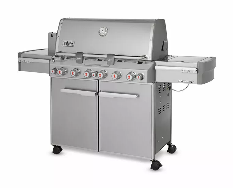 Gassgrill Weber Summit 670 GBS - Lengde 188 Cm, Sølv 3 Gassgrill Weber Summit 670 GBS - Lengde 188 Cm, Sølv - Bilde 3