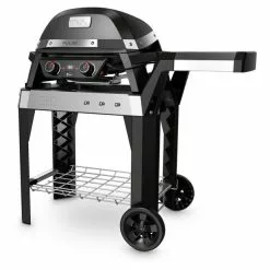 Elektrisk Grill Weber Pulse 2000 Med Vogn - Lengde 112 Cm, Svart -Weber Salgsbutikk Pulse 2000 with cart 512809