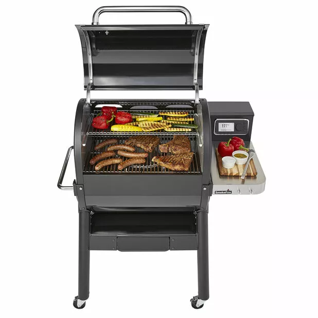 Pelletsgrill Smoke Fire EX4 GBS Weber - Lengde 109 Cm, Svart 5 Pelletsgrill Smoke Fire EX4 GBS Weber - Lengde 109 Cm, Svart - Bilde 5