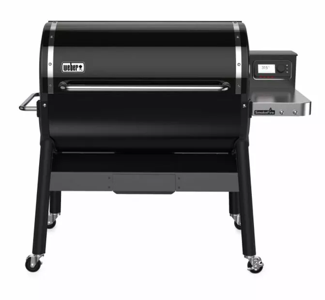 Pelletsgrill Smoke Fire EX6 GBS Weber - Lengde 140 Cm, Svart 1 Pelletsgrill Smoke Fire EX6 GBS Weber - Lengde 140 Cm, Svart